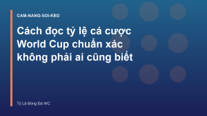 Read more about the article Cách đọc tỷ lệ cá cược World Cup chuẩn xác không phải ai cũng biết
