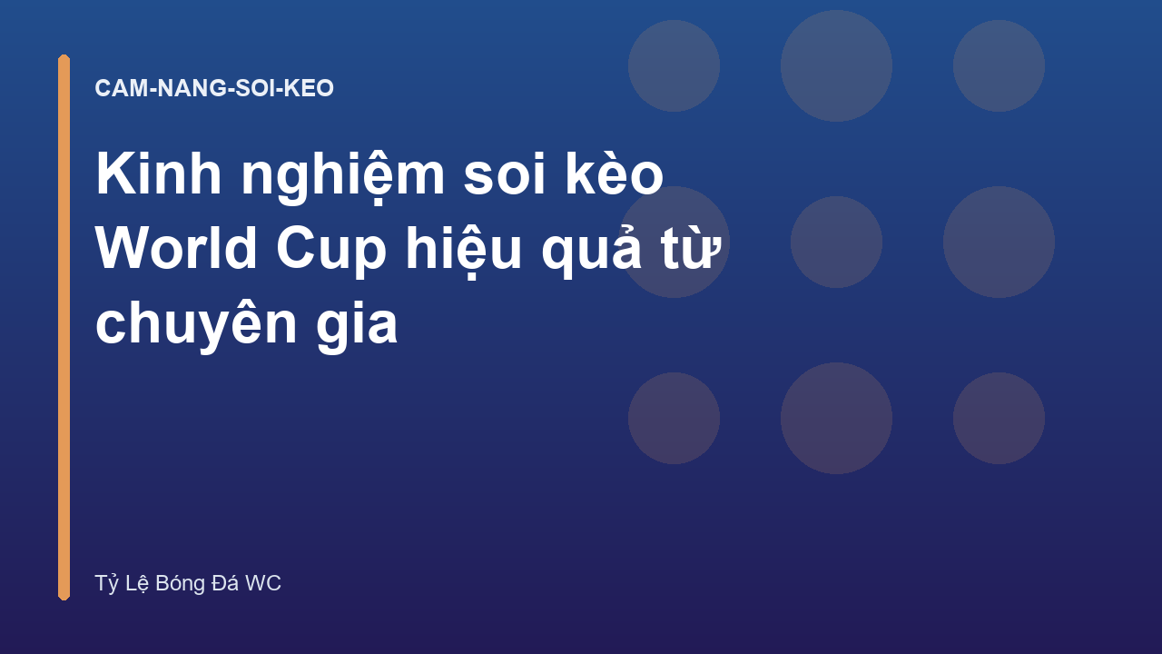 Read more about the article Kinh nghiệm soi kèo World Cup hiệu quả từ chuyên gia
